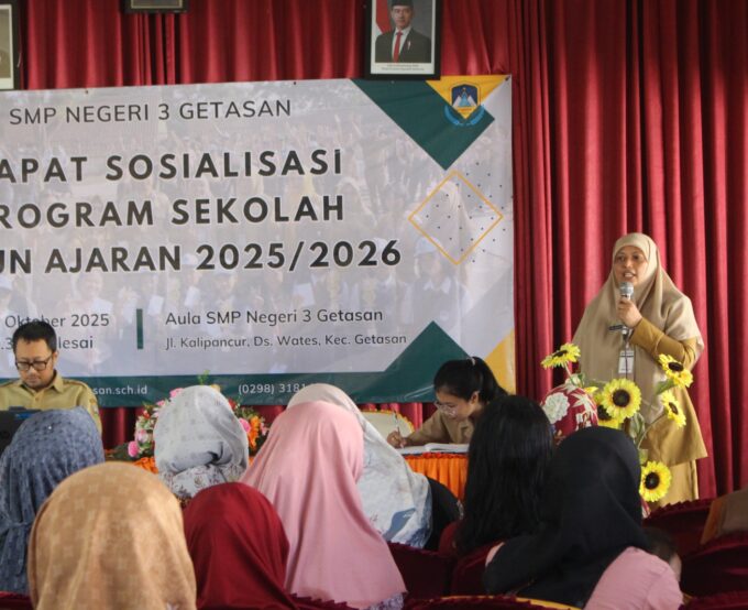 Sosialisasi Program Sekolah SMP Negeri 3 Getasan Tahun Ajaran 2025/2026 Sosialisasi Program Sekolah SMP Negeri 3 Getasan Tahun Ajaran 2025/2026