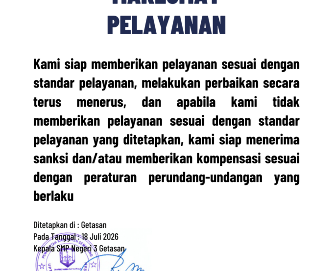 Maklumat Pelayanan